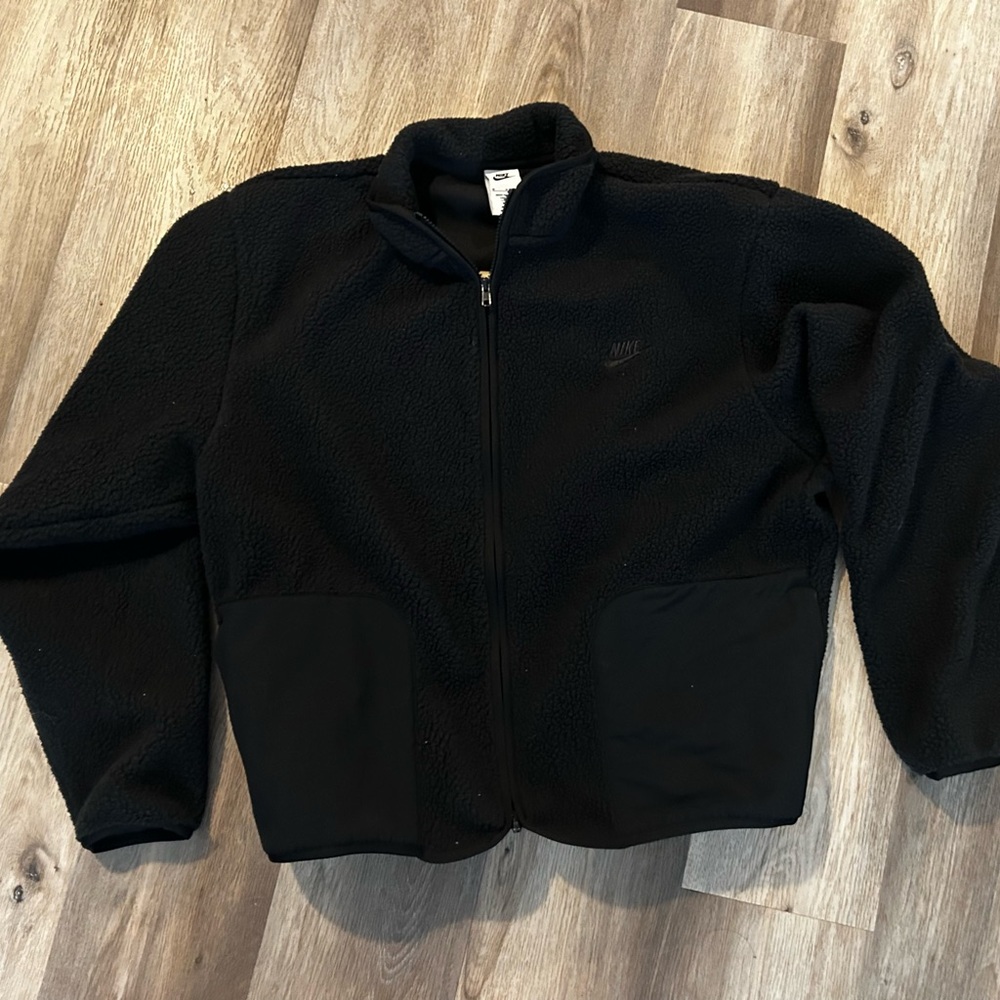 Nike Black Sherpa Jacket
